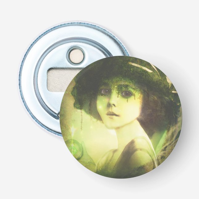 Mystical Willow Träd Fairy Fantasy Art Flasköppnare (Framsidan)