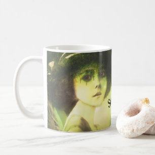 Mystical Willow Träd Fairy Fantasy Art Kaffemugg