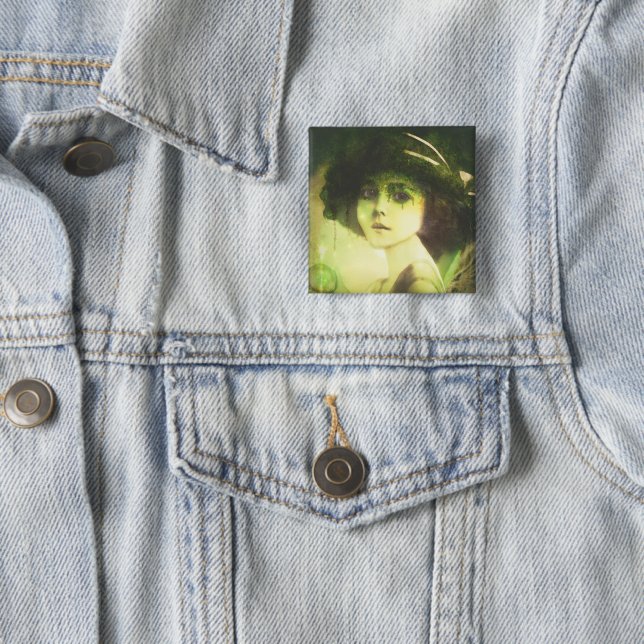 Mystical Willow Träd Fairy Fantasy Art Knapp (In Situ)