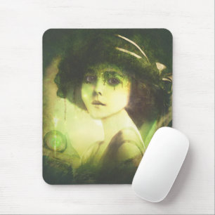 Mystical Willow Träd Fairy Fantasy Art Musmatta