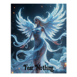 Mystical winged himmel Nymph poster Perfect Poster
