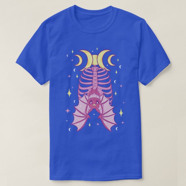 Mystical Witch Fladdermus Esoteric Magic Night Hal T Shirt (Design framsida)