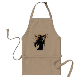 Mystical Witch under en hel måne Förkläde