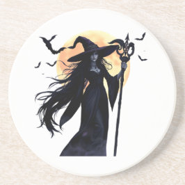 Mystical Witch under en hel måne Underlägg