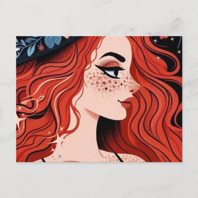 Mystical Witchy Collection Postcard - vykort (Framsida)