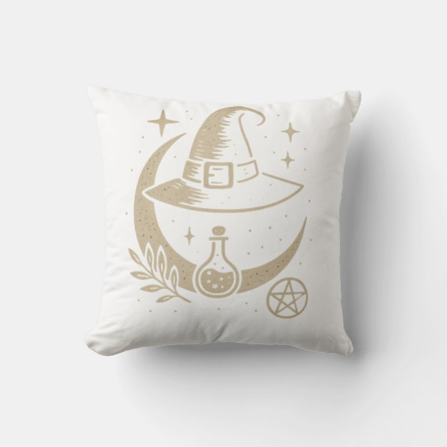 Mystical Witchy Pillow Kudde (Framsida)