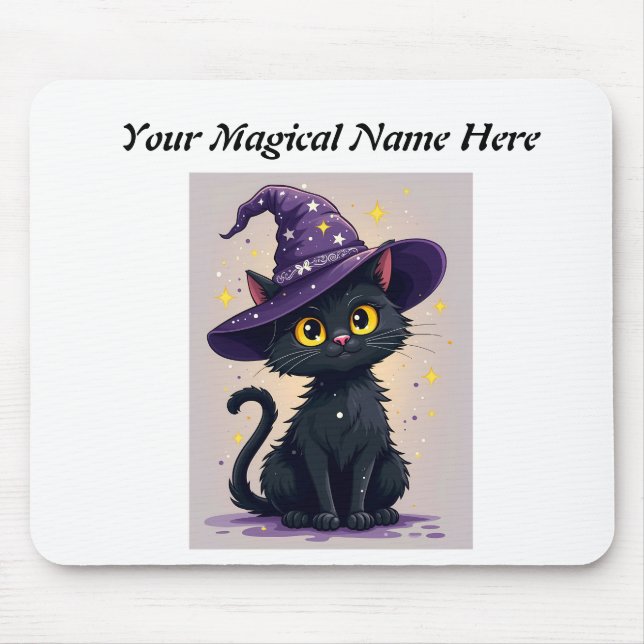 Mystical Wizard Cat Fantasy Musmatta (Framsidan)