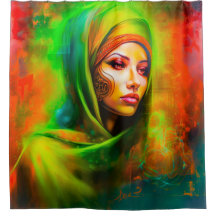 Mystical Woman i Neon Färg