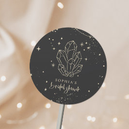 Mystical Zodiac Tarot Celestial Möhippa Runt Klistermärke