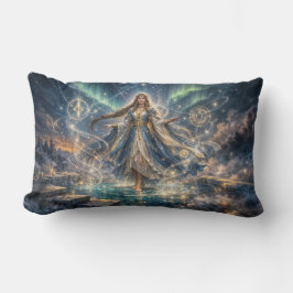 MystiCelestial Sorceress Fantasy Pillow Lumbarkudde