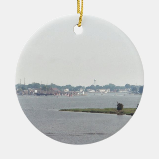 Mysticen beskådar julgransprydnad keramik (Framsidan)