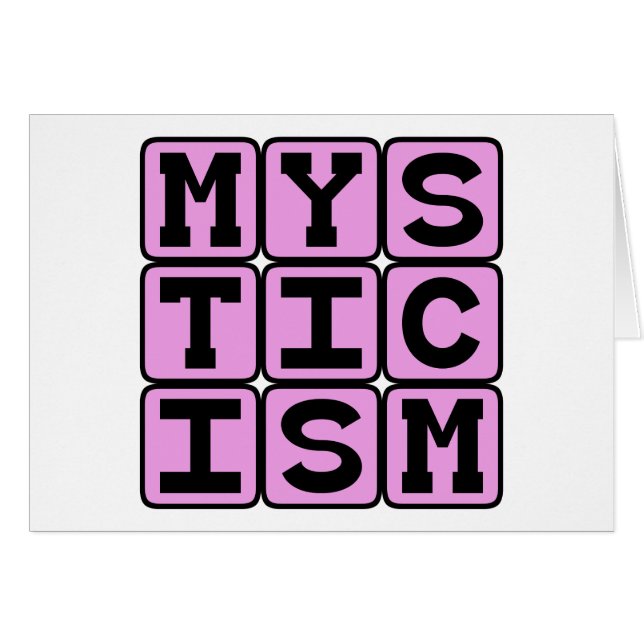 Mysticism, Typ av magi Hälsningskort (Framsidan Horizontal)