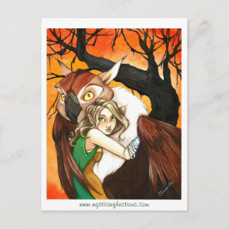MysticReflection Uggla Guardian PostCard Vykort