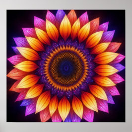 MysticSunFlower Poster