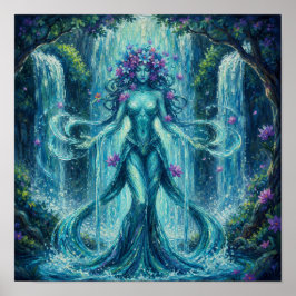 MysticWaterFallHäxa Poster