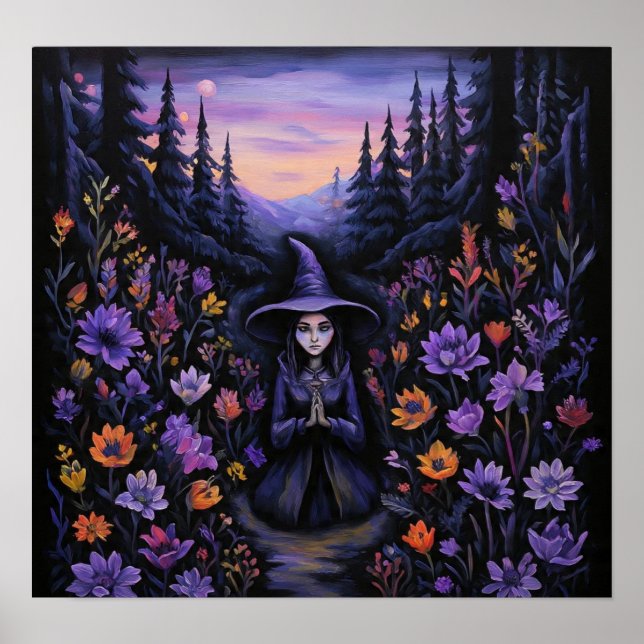 MysticWildFlowerHäxa Poster (Framsidan)