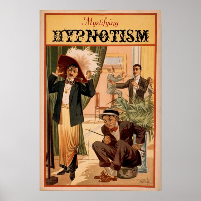 Mystifiera Hypnotism VAUDEVILLE Poster (Framsidan)
