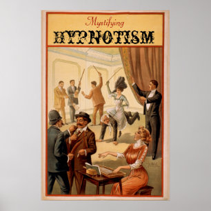 Mystifiera Hypnotism VAUDEVILLE Poster