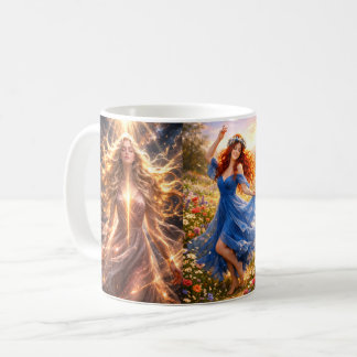Mystik Woman Becher (3-seitiges Design)  Kaffemugg