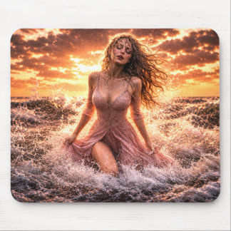 Mystik Woman Mousepad – Galaktisch schön Musmatta