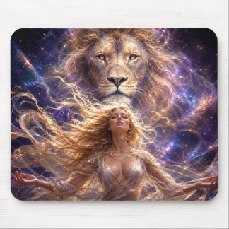Mystik Woman Mousepad – Galaktisch schön Musmatta