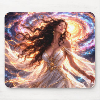 Mystik Woman Mousepad – Galaktisch schön Musmatta