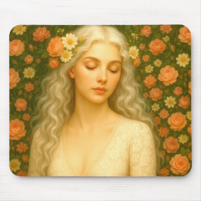 Mystik Woman – Mousepad mit Energie & Ausdruck Musmatta (Framsidan)