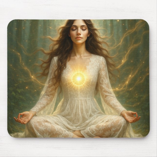 Mystik Woman – Mousepad mit Energie & Ausdruck Musmatta (Framsidan)