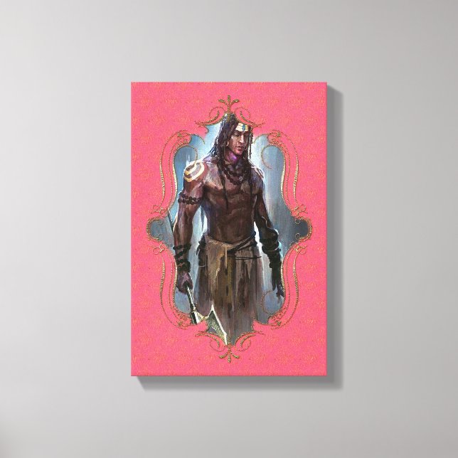 Mystiken i Indien 13 - arbetsyta Canvastryck (Framsida)