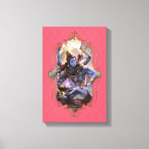 Mystiken i Indien 16 - arbetsyta Canvastryck