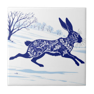 Mystiker Hare: viskhet i Snö Kakelplatta