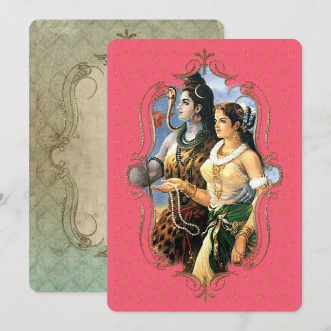 Mystikern från Indien 31 - Grattiskkort Meddelande (Fram/baksida)