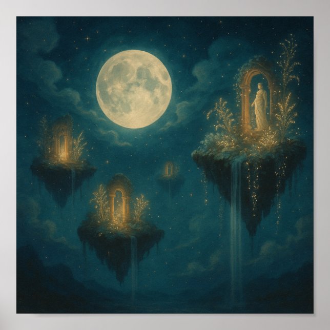 Mystikernas fästning poster (Framsidan)