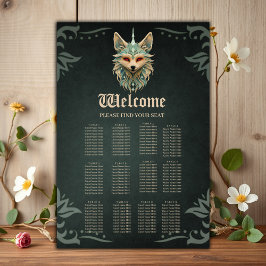 Mystikräv med piercing röd ögon poster