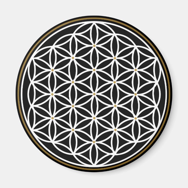 MYSTIKSYMBOL FÖR LIVSLÄPP MAGNET (Framsidan)