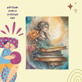 Mystique Bevackra Woman, Underbara Bokar Fleecefilt