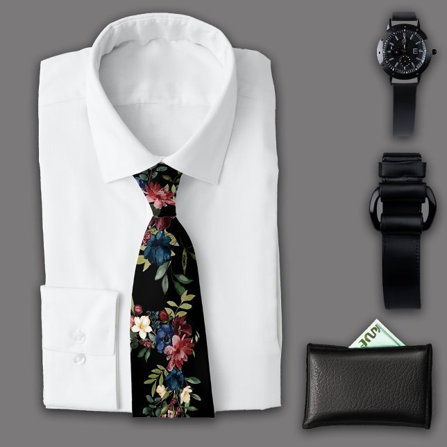 Mystique Blommigts Botanicals Black Monogram Slips (Skapare uppladdad)