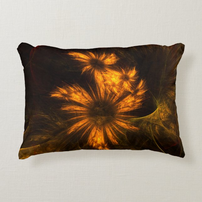 Mystique Garden Abstrakt Art accent Pillow Prydnadskudde (Framsidan)