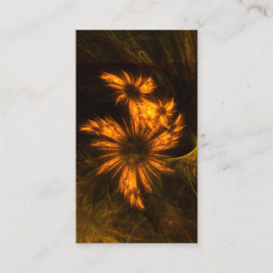 Mystique Garden Abstrakt Art Affärskort Visitkort