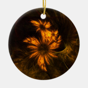 Mystique Garden Abstrakt Art Circle Ornament