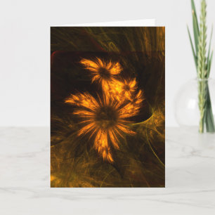 Mystique Garden Abstrakt Art Greeting Card Kort