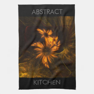 Mystique Garden Abstrakt Art Kitchen Towel Kökshandduk