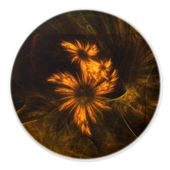 Mystique Garden Abstrakt Art Knopp (Framsidan)