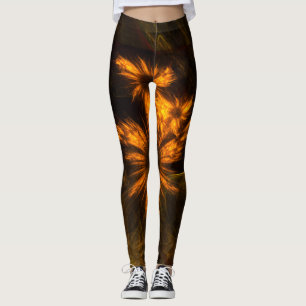 Mystique Garden Abstrakt Art Leggings