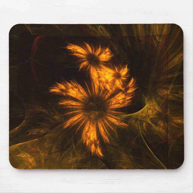 Mystique Garden Abstrakt Art Mousepad Musmatta (Framsidan)