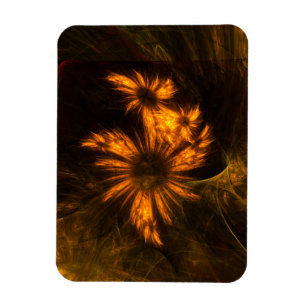 Mystique Garden Abstrakt Art Premium Magnet