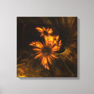 Mystique Garden Abstrakt Art Quad Kanvastryck