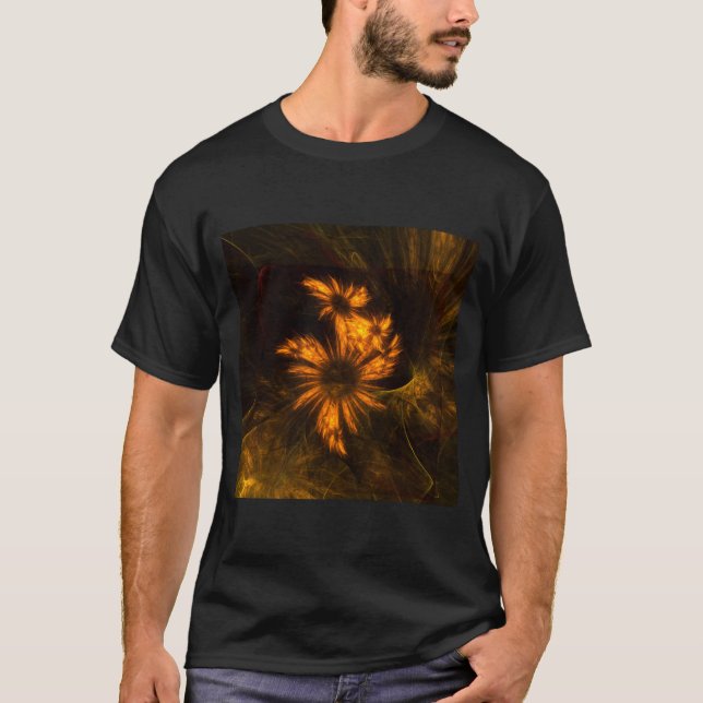 Mystique Garden Abstrakt Art Tee (Framsida)