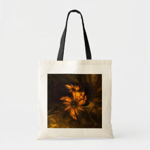 Mystique Garden Abstrakt Art Tote Bag Tygkasse
