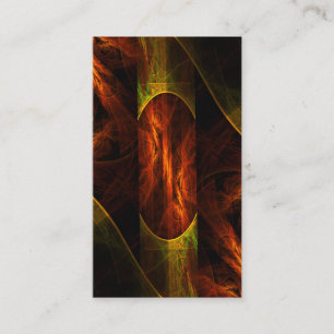 Mystique Jungle Abstrakt Art Affärskort Visitkort